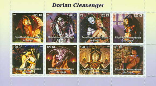 Cleavenger Fantasy Art Stamp Sheet 1