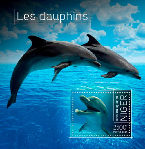 Niger-2013 Dolphins Marine Mammals Mint Stamp Souvenir Sheet 14A-301