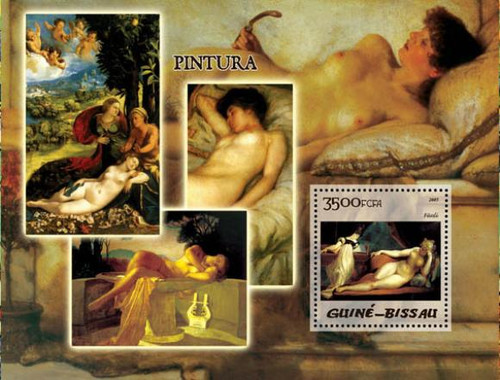 Guinea-Bissau - Henry Fuseli Classic Paintings - Stamp S/S GB5108b