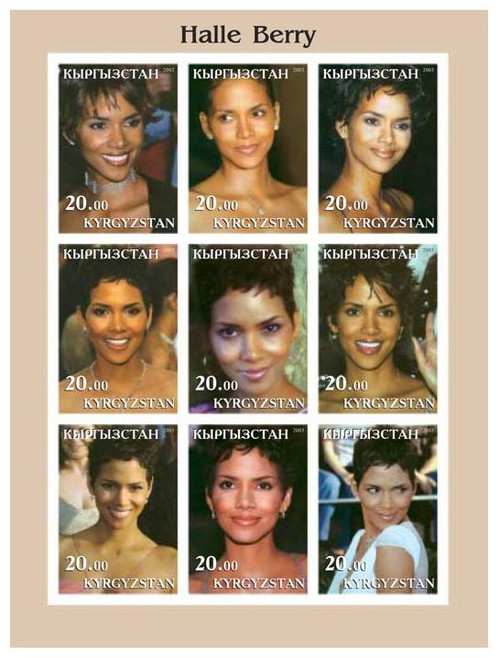 Halle Berry Stamp Sheet - 9203