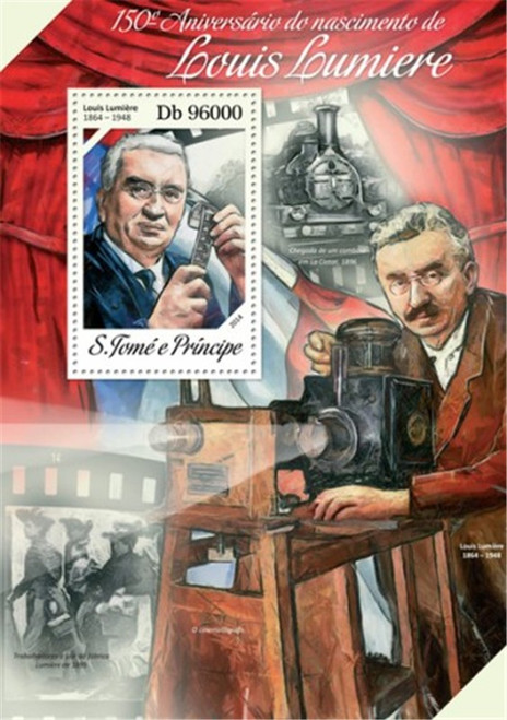 St Thomas - 2014 Louis Lumiere Anniversary - Souvenir Sheet - ST14211b