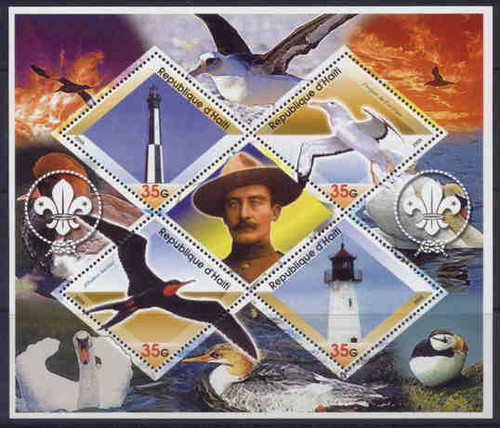 Lighthouses and Sea Birds on Stamps H00705