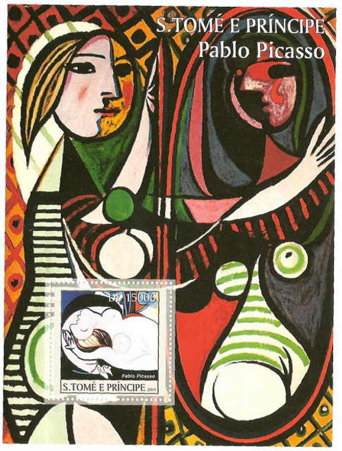 Pablo Picasso  Art - Mint Stamp Souvenir Sheet ST4D44