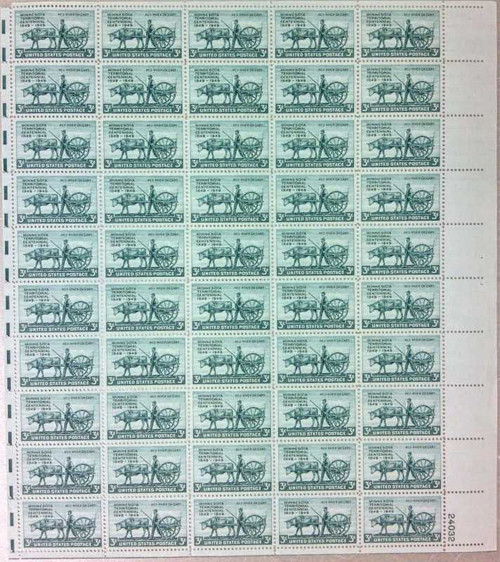 US Stamp - 1949 Minnesota Territory - 50 Stamp Sheet - F/VF MNH #981