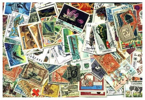 Kenya Uganda Tanzania Stamp Collection - 300 Different Stamps