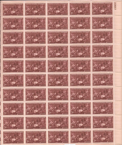 US Stamp - 1947 Doctors - 50 Stamp Sheet - Scott #949