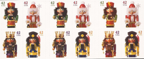 US Stamp 2008 Christmas Nutcrackers Booklet of 20 Stamps #4363b