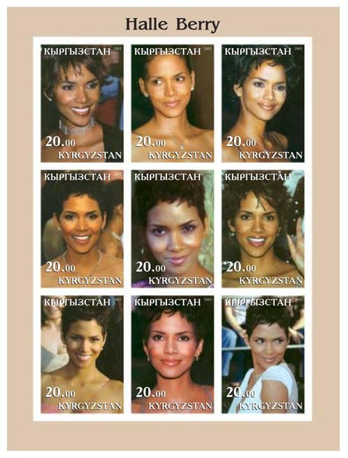 Halle Berry on Stamps