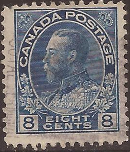 Canada - 1919 8c King George V - F/VF Used - Scott #115