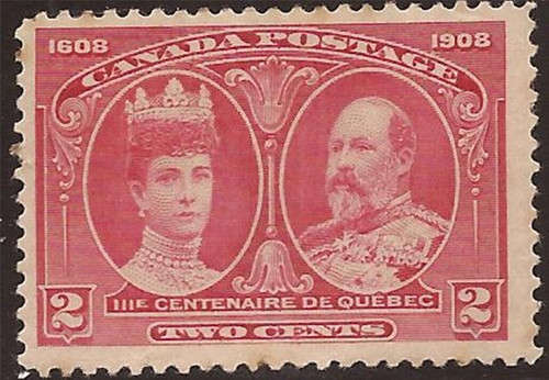 Canada - 1908 2c Quebec Tercentenary - Fine MH - Scott #98