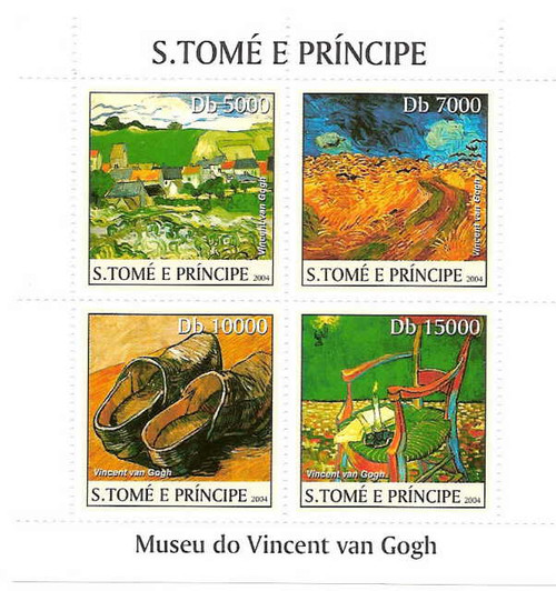 St Thomas & Prince - Van Gogh on Stamps ST4105