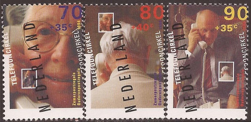 Netherlands - 1992 Senior Citizens - Set of 3 Semi-Postals #B680-2