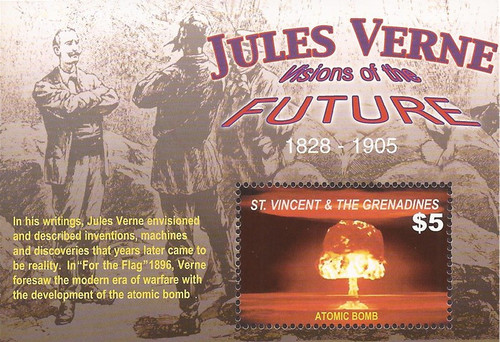 St. Vincent - 2005 Jules Verne - Souvenir Sheet - Scott #3478 