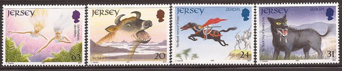 Jersey - 1997 Europa Stories & Legends - 4 Stamp Set - Scott #796-9 