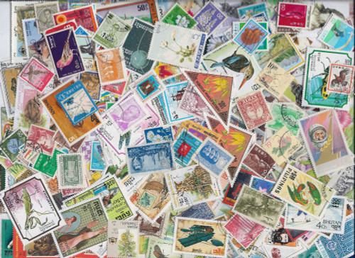 Outstanding Asia Stamps Collection, 2,000 Different Collectible Stamps