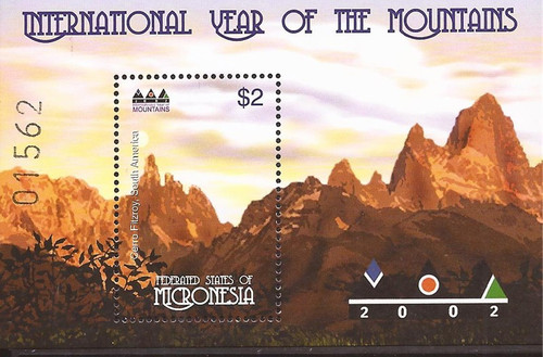 Micronesia - 2002 Cerro Fitz Roy Mountain Patagonia - S/S #493