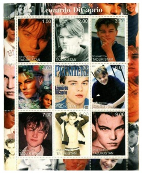 Leonardo DiCaprio on Stamps