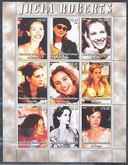 Julia Roberts On Stamps 108-03
