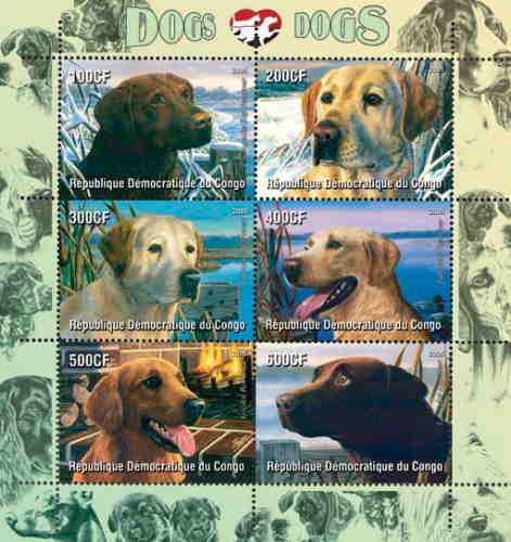 Dogs On Stamps 109-14
