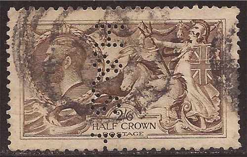 Great Britain - 1913 2sh6p Britannia Wtmk Lg Crown & GvR #173