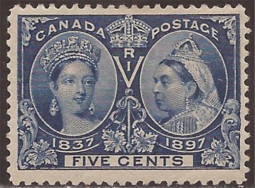 Withdrew 02-28-19-Canada - 1897 5c Queen Victoria Jubilee - Scott #54