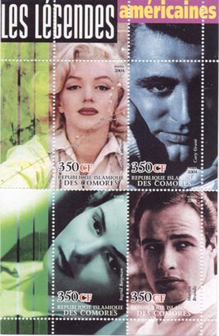Movie Legends Mint Sheet of Two MNH M697