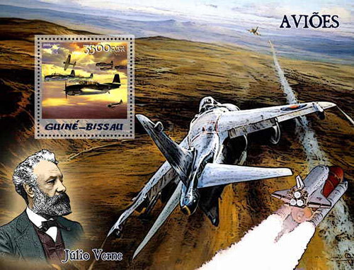 Guinea-Bissau - Fighter Planes on Stamps GB5215b