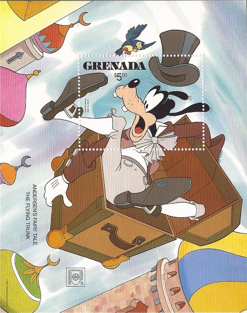 Grenada 1987 Disney Goofy, Andersen’s Fairy Tale Sheet Scott #1569