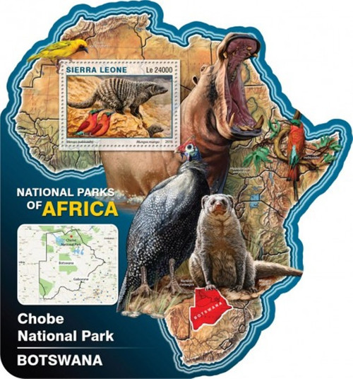 Sierra Leone - 2016 Natl Park Botswana - Souvenir Sheet - SRL16514b