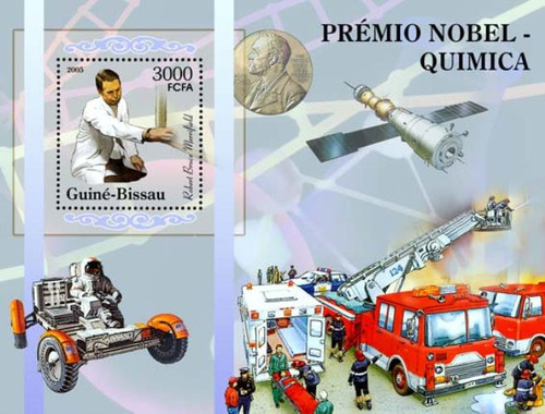 Guinea-Bissau - Chemistry Nobel Prize Sheet  GB5304b
