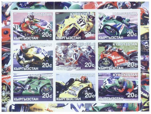 Motorcycles On Stamps K030