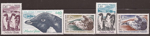 FSAT - 1977-9 Sea Lion & Cub - 2 Stamp Set - Scott #C47-8