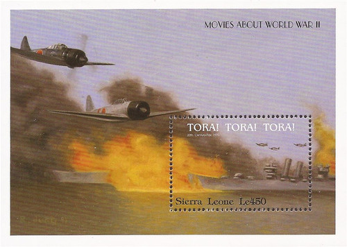 Sierra Leone - 1991 Movie “Tora! Tora! Tora!” Souvenir Sheet #1422