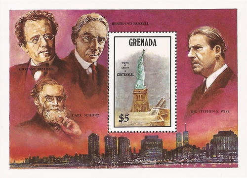 Grenada - 1986 Statue of Liberty Centenary - Souvenir Sheet #1351