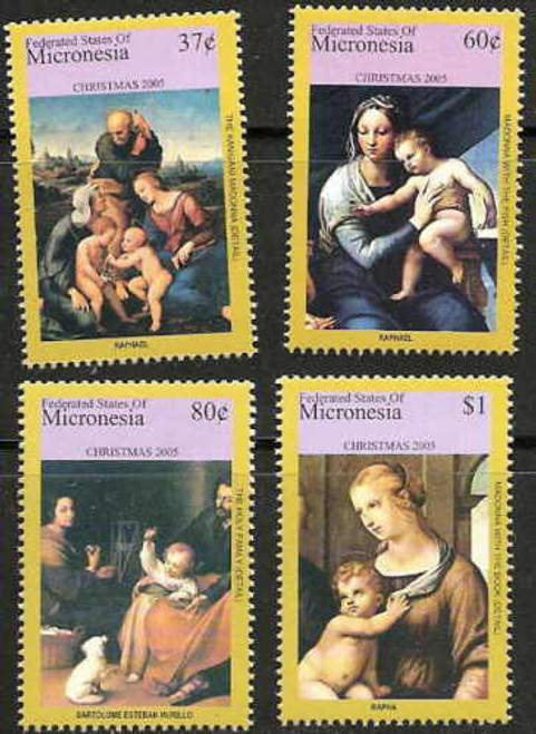 Micronesia - Christmas 2005 Stamp Set 668-71 Micronesia - Christmas 2005 Stamp Set 668-71