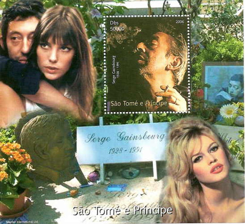St Thomas & Prince - Gainsbourg & Bardot Sheet 19A-013