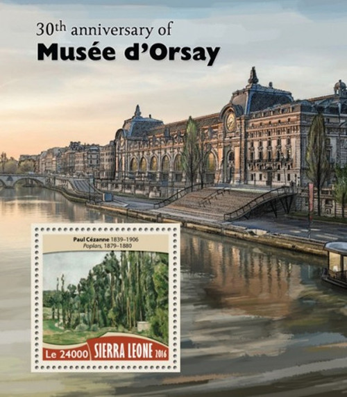 Sierra Leone - 2016 Musee d'Orsay - Stamp Souvenir Sheet - SRL16712b