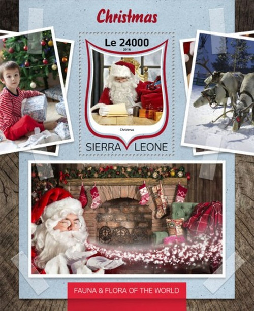 Sierra Leone - 2016 Christmas - Stamp Souvenir Sheet - SRL16819b