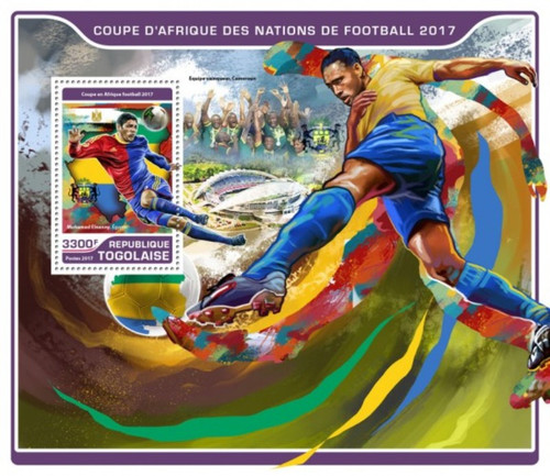 Togo - 2017 African Cup Football - Stamp Souvenir Sheet - TG17201b