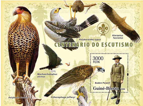 Guinea-Bissau - Scouts & Birds Of Prey GB6215b