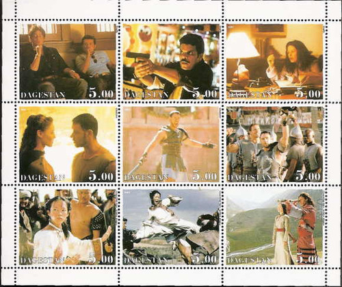Movies On Stamps - Mint Sheet of 9 - 4A-002