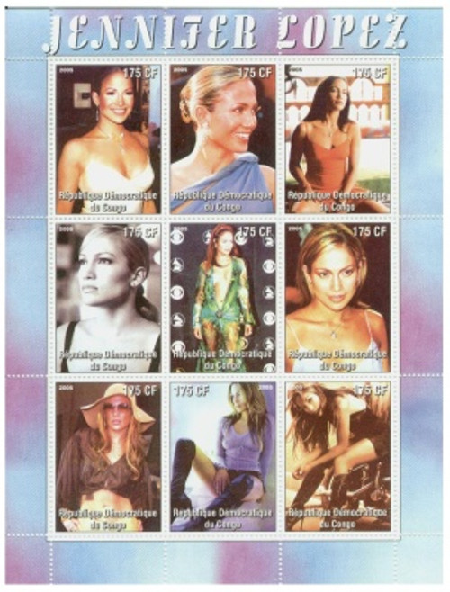 Jennifer Lopez On Stamps 108-08