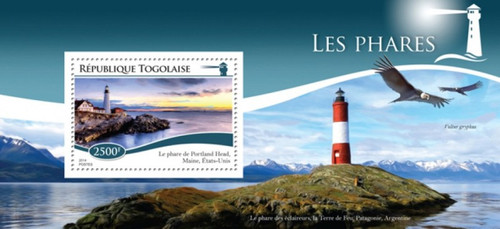 Togo - 2014 Lighthouses - Stamp Souvenir Sheet -   - 20H-1084