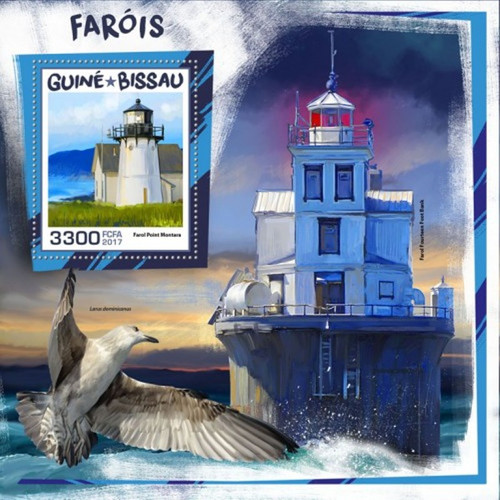 Guinea-Bissau 2017 Lighthouses Stamp Souvenir Sheet Michel #9594 GB17907b