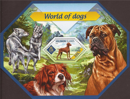 Solomon Islands - 2014 World of Dogs - Stamp Souvenir Sheet - 19M-474