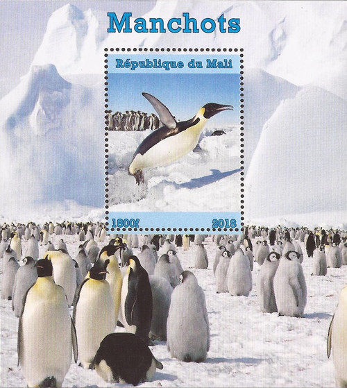 Mali - 2018 Penguins - Stamp Souvenir Sheet - 13H-465