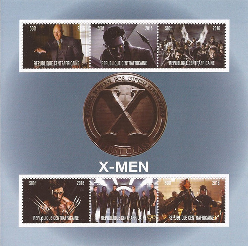 2016 X-Men - 6 Stamp Sheet - 3H-976