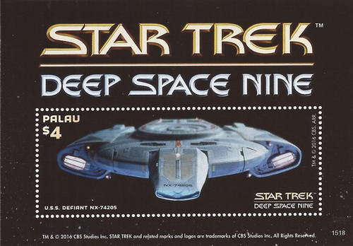 Palau - 2015 Star Trek Deep Space Nine - Souvenir Sheet #1298 16D-098