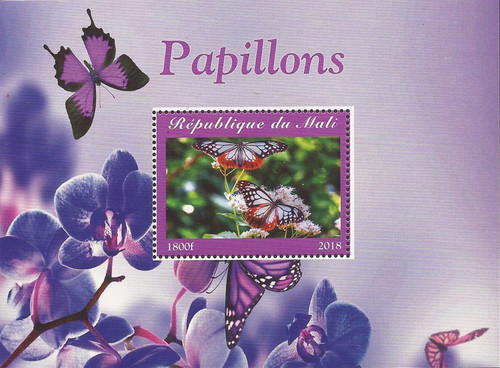 Mali - 2018 Butterflies - Stamp Souvenir Sheet - 13H-458