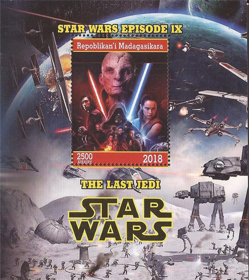 Madagascar - 2018 Star Wars Episode IX - Souvenir Sheet 13D-227